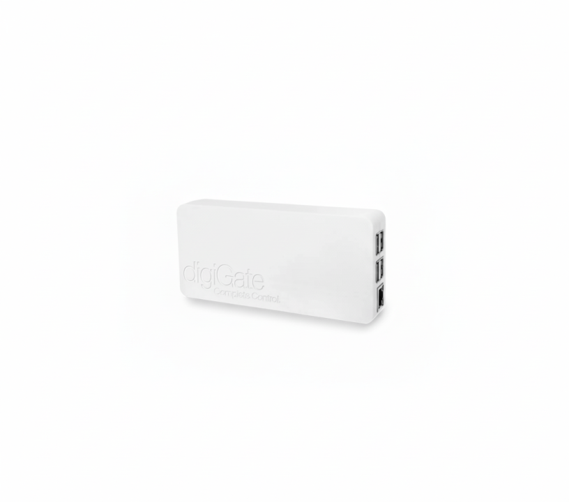 Smart controller: Tells your gate when to open, using the same wiring your remotes already plug into.